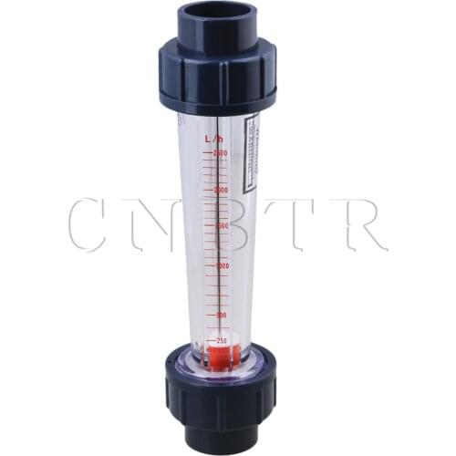 CNBTR 250-2500L/H LZS-25 Plastic Tube Type Liquid Water Flow Testing Flowmeter