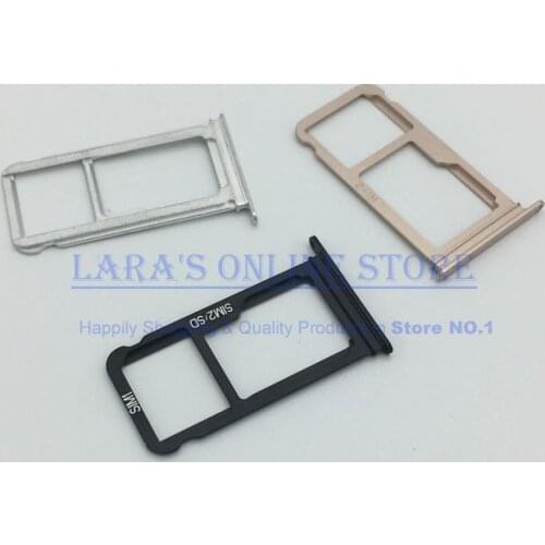 For Huawei P9 Sim Card Slot Tray Card Holder Container Adapter Replacement Spare Parts