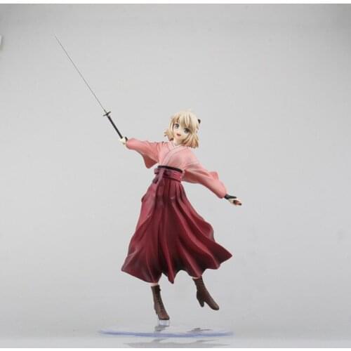 Sakura Saber Altria Pendragon Classic Game Anime Fate Stay Night Fate Zero Arthur Excalibur Good Smile 9"Action Figure
