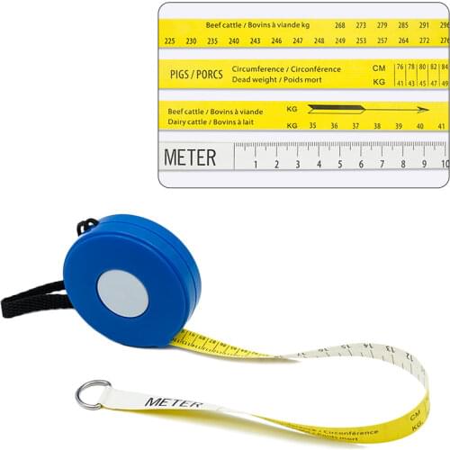 Animal Weight Measure Tape 250cm Livestock Tools for Animal Body Pigs Sheep Cattle Measure Vet Tools Measuring Ruler