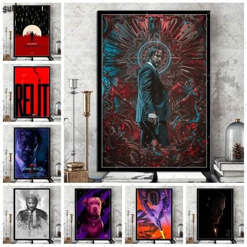 Keanu Reeves Hot Movie Series Poster Prints Wall Art Canvas Painting Posters Picture for Living Room Home Decoration