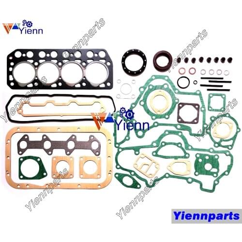 K4C Overhual Re-ring Kit with Full Gasket Bearing Piston Ring Set For For Mitsubishi D2050 ST2020 ST2320 Tractors Engine Parts