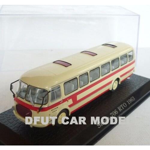 1:72 Alloy 706 RTO 1963 bus Toy Sports Car Model Of Childrens Cars Original Authorized Authentic Kids Toys