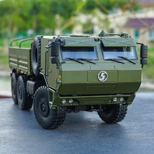 1: 24 original Shaanxi Automobile military vehicle Delong off-road military personnel carrier simulation alloy vehicle model