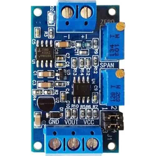 Current To Voltage Module 0/4-20mA To 0-3.3V 5V 10V Voltage Transmitter