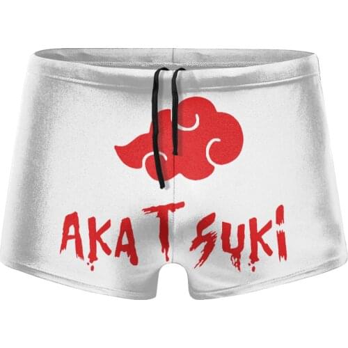 Men Anime Manga beach swimming trunks Akatsuki shorts husband for the sea Pool