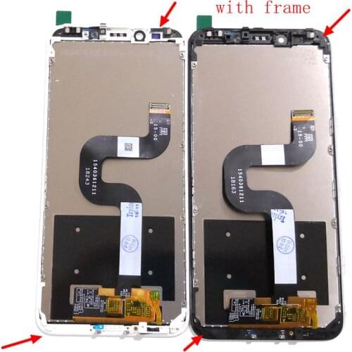 Original For Xiaomi mi 6X / Mi A2 mia2 Lcd Screen Display Touch Sensor Glass DIgitizer Frame 2160*1080 M1804D2SG M1804D2SI
