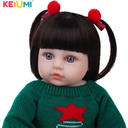 19 Inch Full Silicone Reborn Baby Doll Realistic Toddler Doll Toys With Free Accessories For Sale Childrens Day Birthday Gifts