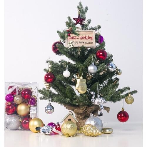 Christmas decorations PVC Christmas ball multi-box dusting shaped Christmas ball gift box