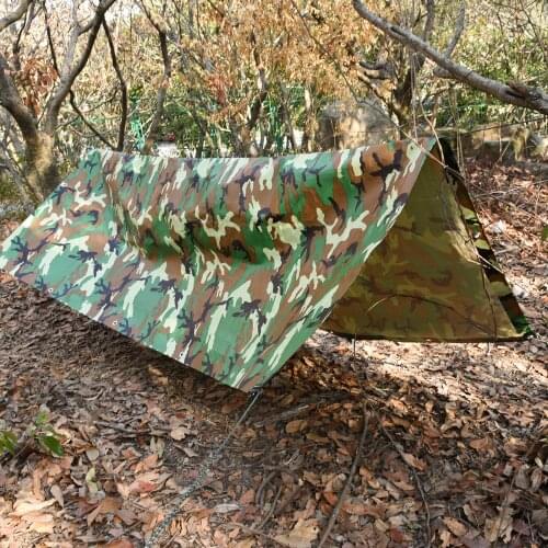 Garden Tent Tourist Awning Waterproof Awning Duty Tarp Outdoor Hunting Sunshade Waterproof Awning ShelterShelter Camouflage