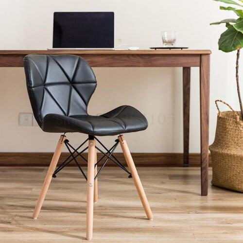 Solid Wood Dining Chair Backrest Leisure Chair Plastic Chair Office Chair Meeting To Discuss Chair Chair