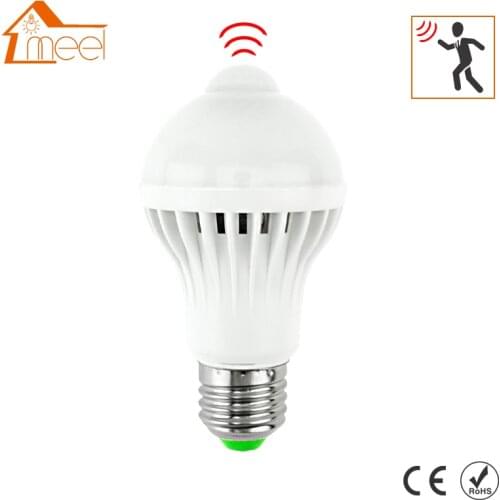 LED PIR Motion Sensor Lamp 5W 7W 9W Led Bulb E27 220V Auto Smart Led PIR Infrared Body Sensor Lamp E27 Motion Sensor Lights