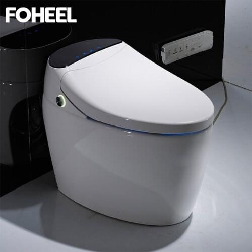 FOHEEL One-Piece Intelligent Toilet Smart Toilet Automatic Toilet WC Integrated Toilet One Piece Bathroom Clean Home