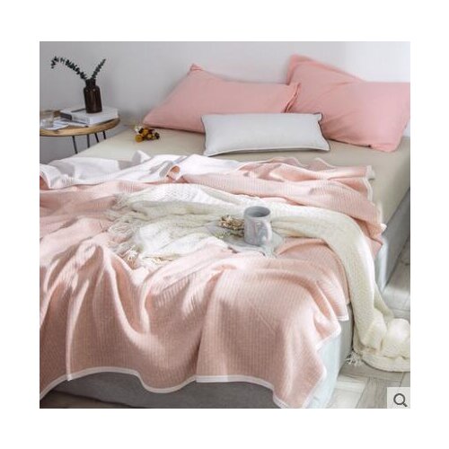 Cotton knitted High quality throw blanket fleece blankets for beds sofa warm bedspread