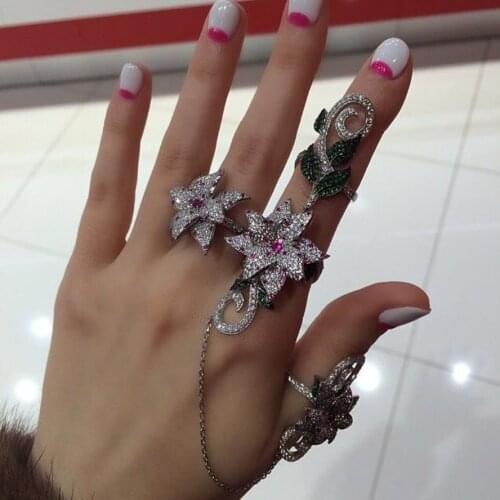 Xa214 Luxury Designer Fashion 925 Sterling Silver shinning European style Jewelry leaves shaped pb