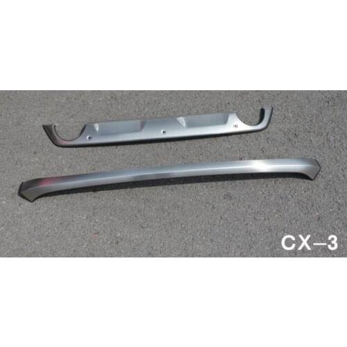 Stainless steel front and rear Bumper Protector Skid Plate cover fit for Mazda CX-3 cx3 2017-2019 Car styling