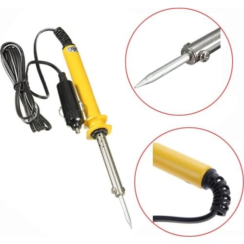 1set 30W DC 12V Electric Soldering Iron with Lighter Socket Car Auto Repair Tool