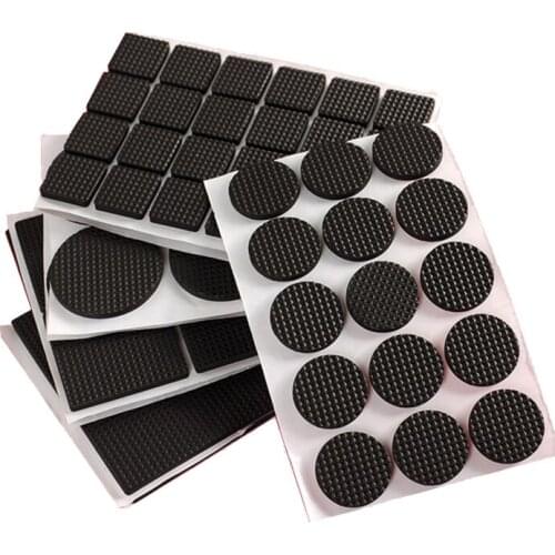 10PCS 60PCS 90PCS Self Adhesive Furniture Leg Feet Rug Felt Pads Anti Slip Mat Bumper Damper For Chair Table furniture Protector