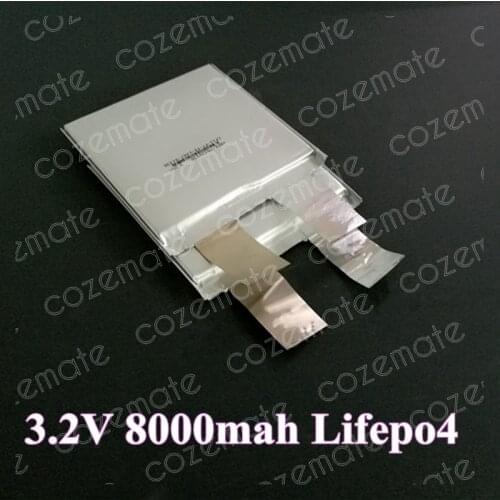 4pcs Brand 3.2v 8Ah Lifepo4 Cell 3.2v 8000mah Not 7ah 9ah 10Ah for Pack Diy Power 7799130 12v 8ah 10ah Power Tools Storage Motor