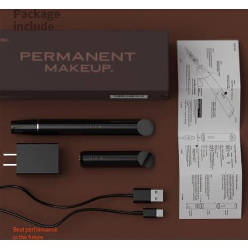 Wireless Tattoo Pen Tattoo Machine Kits Permanent Make Up Pen Eyebrows Microblading Makeup Machine Kit Coreless Motor