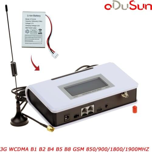 3G WCDMA Fixed Wireless Terminal with Battery Support Alarm System PABX Caller ID QUECTEL Module Stable Signal