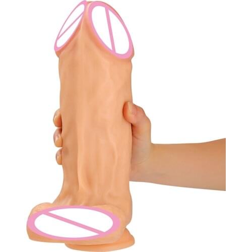 Black/Flesh Big Dildo Huge Realistic Horse Dildo Sucker G Spot Vagina Butt Plug Stimulate Masturbation Erotic Sex Toys For Women