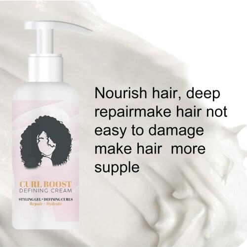 Curl Defining Hair Cream With Aminos Acid Hair Frizz Control Shine For Wavy And Curly RP