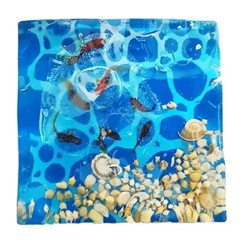 Epoxy Resin Filling Material White Water Ripple DIY Resin Sticker Jewelry Making