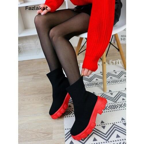 Женская осенняя обувь FAZLAKAT China At AliExpress