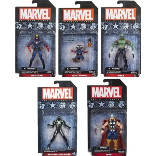 Hasbro Genuine MARVEL The Avengers Rocket Raccoon 3.75 Inches 3C Joints Movable Action Figure Model Toys