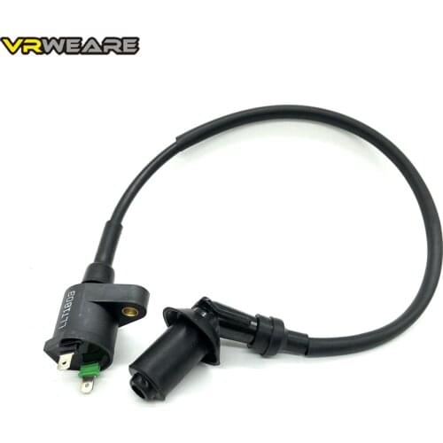 GY6 Motorcycle Ignition Coil Motorcycle High Pressure coil For GY6-50 GY6 50CC 125CC 150CC Engines Moped Scooter ATV Quad Black
