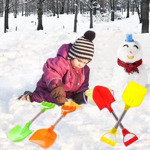 2pcs/set Children Summer Beach Toy Kids Outdoor Digging Sand Shovel Play Sand Tool Playing Shovels Play House Toys