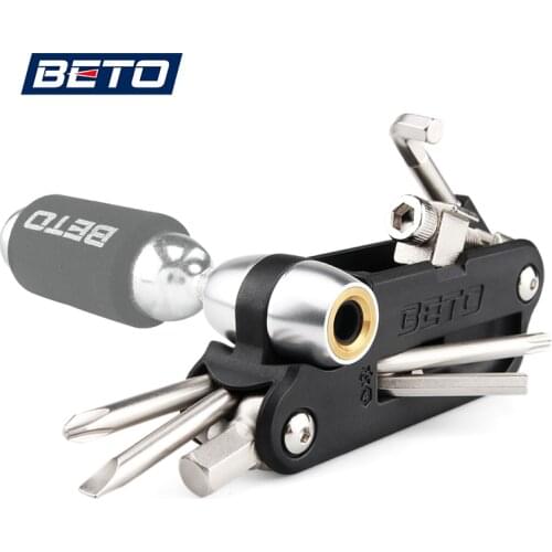 18 IN 1 Multi-function Bicycle Tools CO2 Inflator Hex Key Wrench Chain Removal Multi Tools For Bike Cycling Bicycle Repair Tools