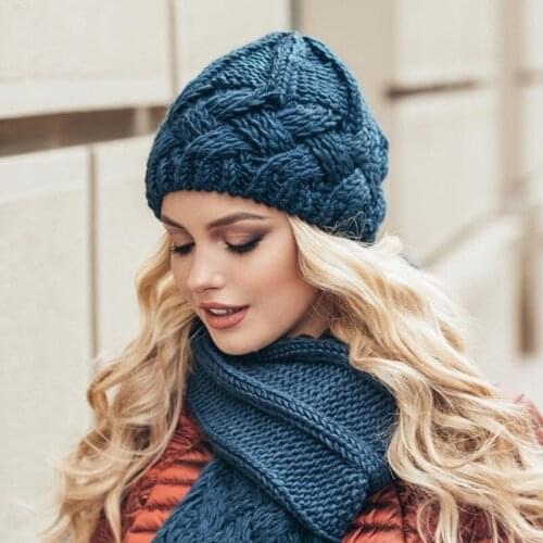 Fashion Solid Casual Lady Beanies Unisex Hats Knitted for Cap Woman Beanies Winter Breathable Men Hip-hop Gorras Simple Warm Hat