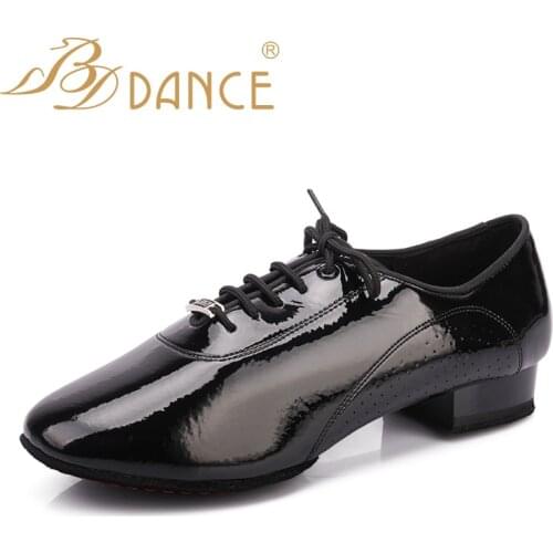 BDDance dance Shoes Mens ballroom dance Shoes Modern dance shoes jazz shoes two point sole 309 Heel 25mm