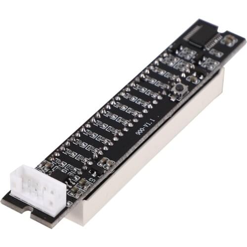 New Mini Dual 12 Level Indicator VU Meter Stereo Amplifier Board Adjustable Light Speed Board