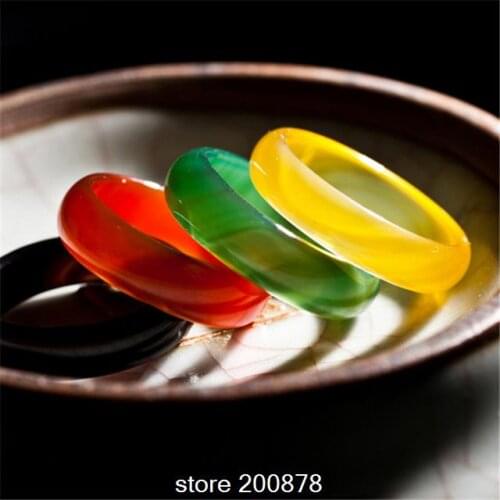 Bulk Wholesale Natural Man Carnelian Rings 8-10mm Stone Ring 50pcs Lot Promotion Gifts R008