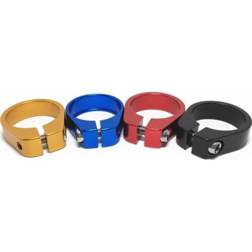 Q186 2016 Bike Seatpost Clamp For MTB Road Bicycle 31.8mm 34.9mm Cycling Alloy Seat Clamp