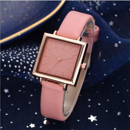 2021 Luxury Rose Gold Elegant Womens Watch Fashion Casual Leather Quartz Wrist Watches Ladies Watches for Women
