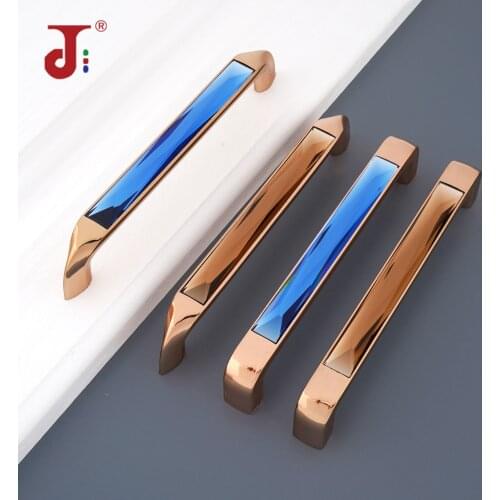 96/128mm Crystal Handle Sliding Door Handles For Furniture Cabinet Door Knobs Luxury Home Decoration Wardrobe Zinc Alloy Pulls