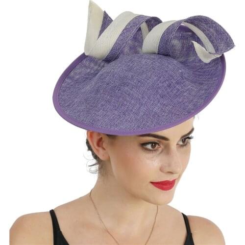 Green Big Fascinator Hat For Ladies Wedding Headwear Fancy Feather Hair Accessories Ladies Elegant Party Dinner Chapeau Cap