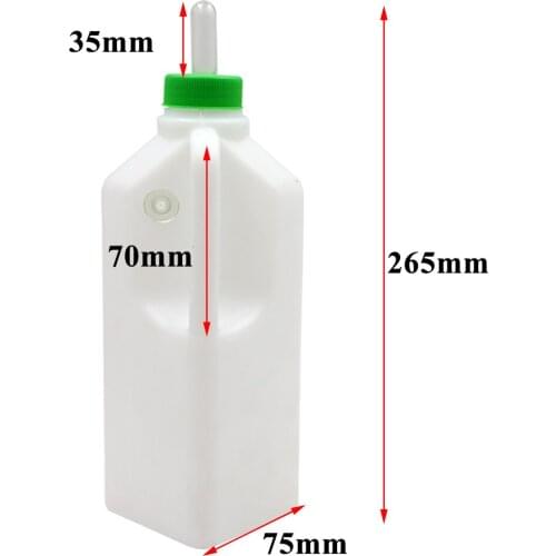 14PCS Wholesale Dog Piglet Puppy Goat Lamb Silicone Nipple Drinker Plastic 850ml Milking Bottle Milk Feeding Tool Supplies New
