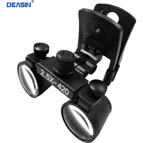 Dental Loupes 2.5X 3.5X Dentist Clip Loupe Binocular Medical Magnifier Dentistry Surgical Optical Glass Lens