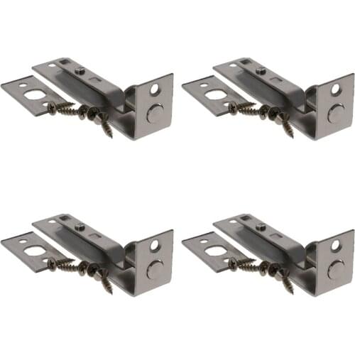 MroMax High Quality Door Window Bolts Stainless Steel Vibration/Plating 125x25x35mm/175x25x35mm/165x20x17mm/415x20x17mm 1/2/4pcs