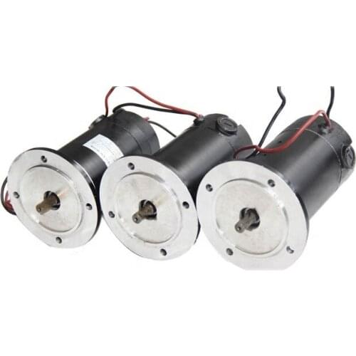 Highly standard flange mounting worm gear speed reducer with 750W dc motor