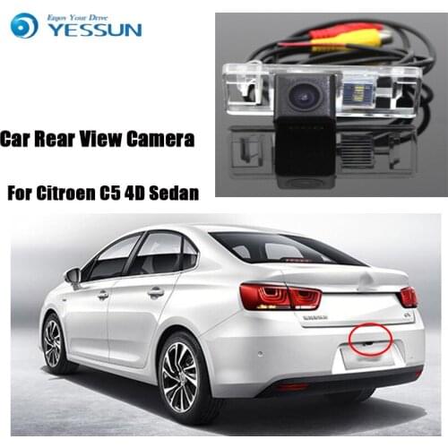 YESSUN Car Reversing Park Camera For Citroen C5 4D Sedan 5D Hatchback SW Car Parking Camera Rear Camera HD CCD