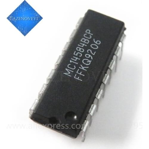 10pcs/lot MC14584BCPG MC14584BCP MC14584 DIP-14 In Stock
