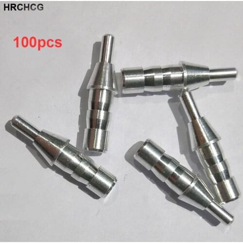 100PC Archery Arrow Nocks Pin 6.2mm Aluminum Pin Arrow Tail for ID 6.2mm Inner Diameter Arrow Shaft Accessories Hunting Shooting