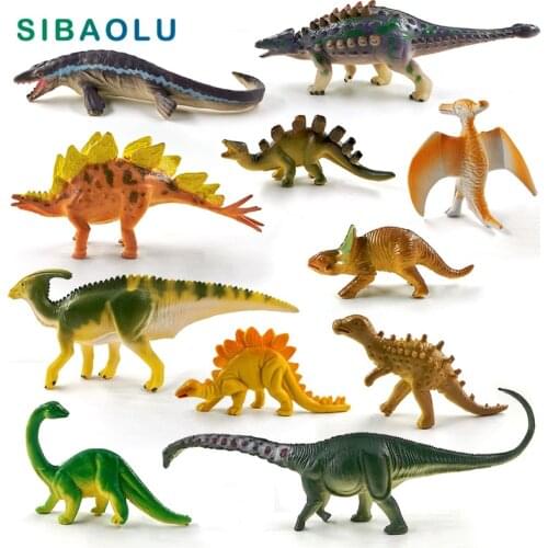 11-12pc Tyrannosaurus Triceratops Dinosaur figurine Animal model home decor miniature fairy garden decoration accessories modern