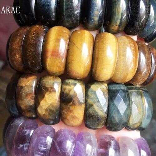 2bangles Natural stone faceted bangle